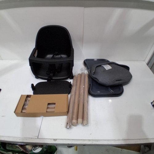 GRACO 4-IN-1 READY2DINE DLX HIGHCHAIR - 32" X 36" X 56" - GREY/BLACK (MODEL: 2227836) image 2