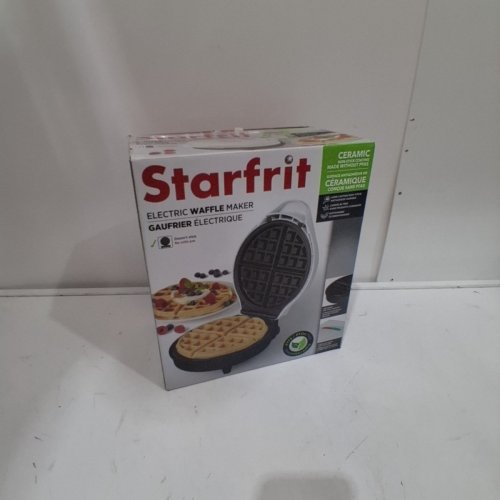 STARFRIT ELECTRIC WAFFLE MAKER - WHITE (MODEL: 024422 (S6209)) image 5