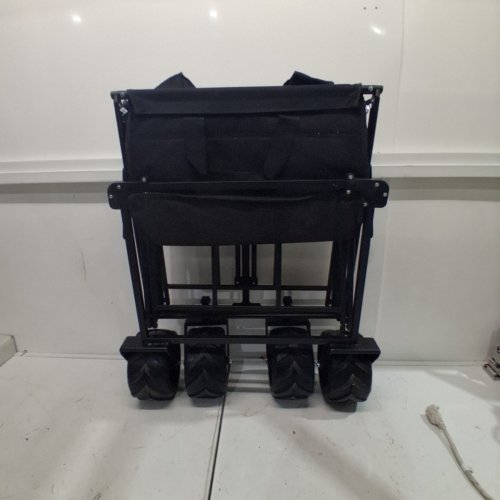 HEAVY DUTY COLLAPSIBLE WAGON WITH SAFETY BELT- 285LBS / 20L CAPACITY - BLACK image 7