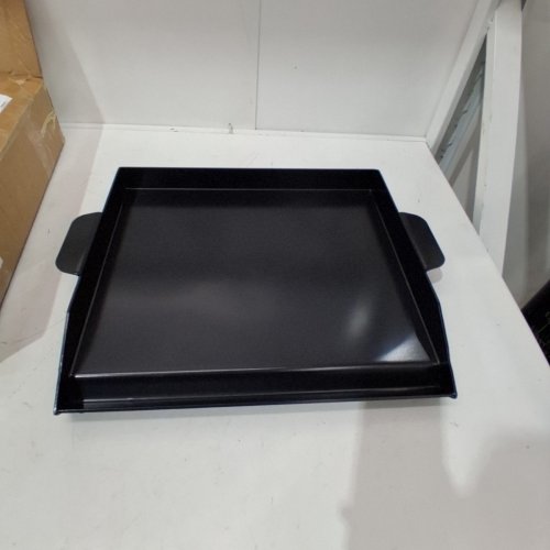 REAL RELAX UNIVERSAL BBQ GRIDDLE WITH HIGH SIDEWALLS - 18.6" X 14.3" - BLACK - (MODEL: FSX-KP-3) image 2