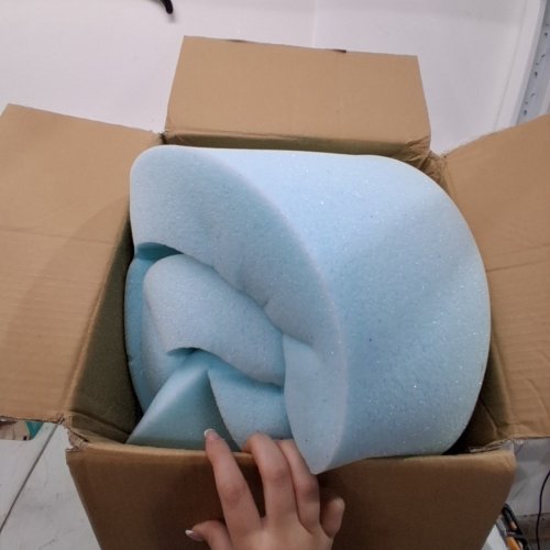 LINENSPA MEMORY GEL INFUSED COOLING FOAM MATTRESS TOPPER - 3" X 75" X 57-QUEEN- BLUE image 2