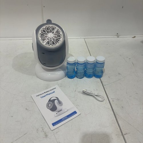 JOYFUTURE 360 OSCILLATING BUBBLE MACHINE - WHITE/GREY image 3