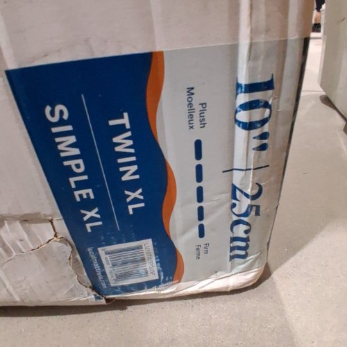 LUCID 10" GEL MEMORY FOAM MATTRESS - FIRM - TWIN XL - WHITE (MODEL: LU10TXFR30GF) image 3