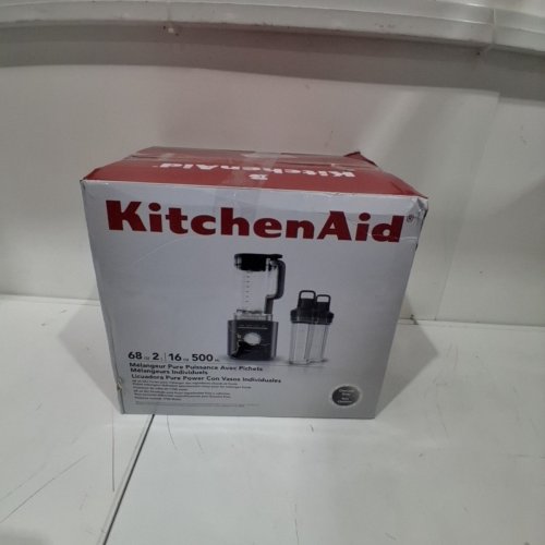 8PC KITCHENAID PURE POWER BLENDER WITH 2 PERSONAL BLENDING JARS - 2L/16OZ - 1700W - RED (MODEL: KSB2078ER) image 4