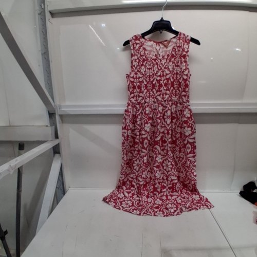 WOMEN'S IYLA SLEEVELESS PRINTED DRESS - MEDIUM - RED AND WHITE image 2