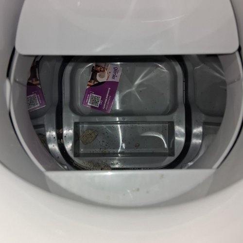 LITTER GENIE PLATINUM ODOUR CONTROL STAINLESS STEEL CAT LITTER PAIL WITH SCOOP, HOLDS 8 DAYS OF WASTE - WHITE (MODEL: I000746) image 3