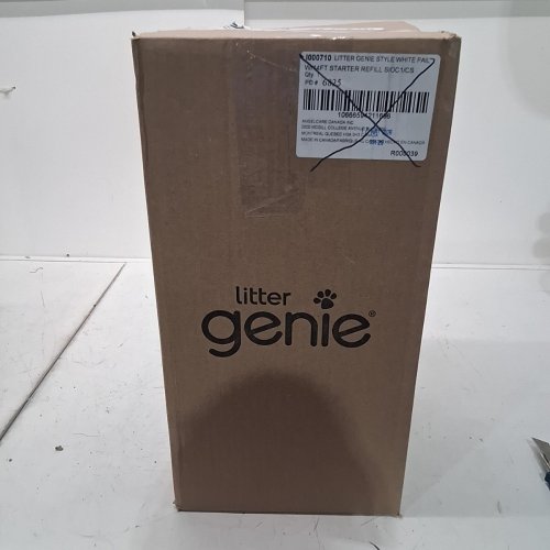LITTER GENIE PLATINUM ODOUR CONTROL STAINLESS STEEL CAT LITTER PAIL WITH SCOOP, HOLDS 8 DAYS OF WASTE - WHITE (MODEL: I000746) image 5