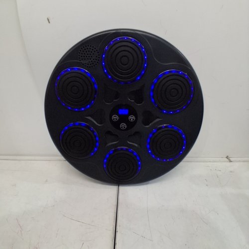 MUSIC BOXING MACHINE WITH BLUETOOTH SPEAKERS AND LIGHTS - BLACK image 2