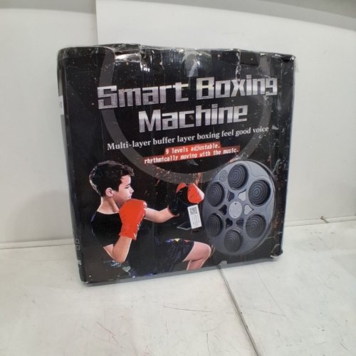 MUSIC BOXING MACHINE WITH BLUETOOTH SPEAKERS AND LIGHTS - BLACK image 4