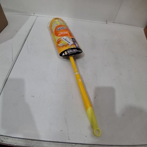 SWIFER DUSTERS WITH EXTENDABLE HANDLE AND 4 DUSTER REFILLS - 3FT - YELLOW/WHITE (MODEL: 84858027) image 3
