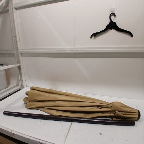 SANGMUCEN OUTDOOR DUAL-TILT CRANK PATIO UMBRELLA - 7.5FT - BEIGE (MODEL: HPU075W) image 3