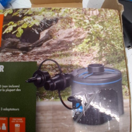 OZARK TRAIL BATTERY POWERED AIR PUMP - 6V - BLACK (MODEL: 62192) image 4
