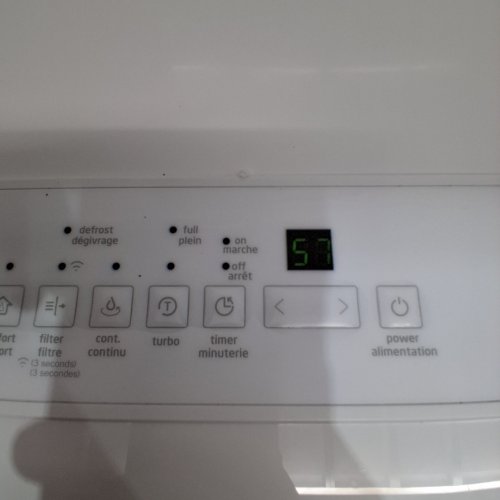 MIDEA EASYDRY DEHUMIDIFIER - 50 PT - WHITE (MODEL: MAD50P1AWSA) image 2