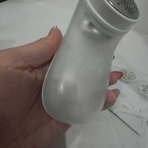 HOMTRONICS RECHARGEABLE FABRIC SHAVER LINT REMOVER - WHITE image 4