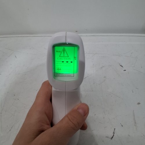 BERRCOM 3-IN-1 CONTACTLESS INFRARED THERMOMETER - WHITE/BLUE (MODEL: JXB-178 ) image 2