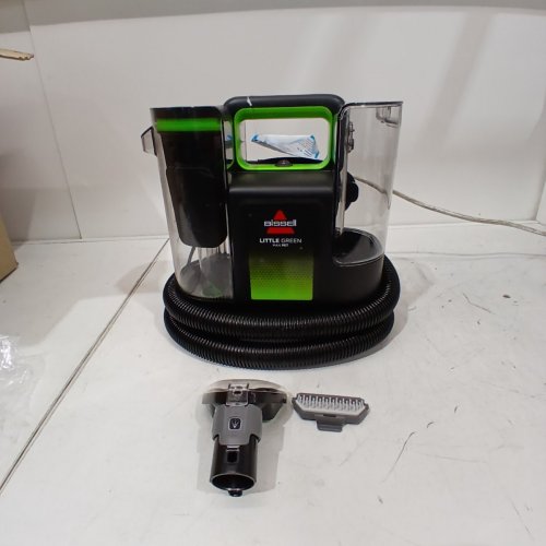 BISSELL LITTLE GREEN PET MAX PORTABLE CARPET CLEANER - BLACK / GREEN (MODEL: 3860B) image 3