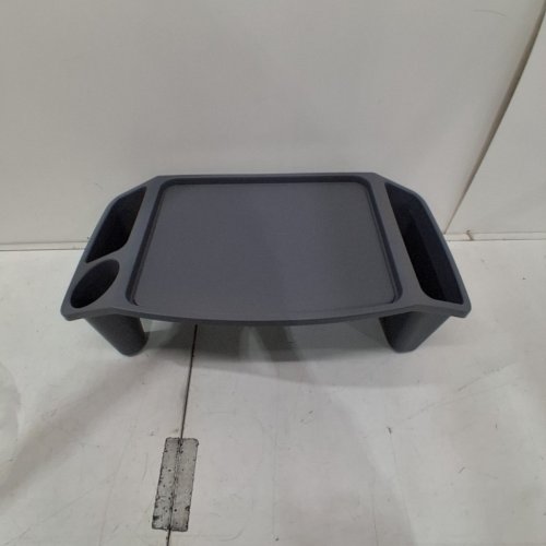 BIOS LIVING BED TRAY WITH 3 SIDE STORAGE COMPARTMENTS - GREY (MODEL: LH515) image 2