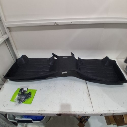 3PC TUXMAT ALL WEATHER LASER MEASURED CUSTOM CAR MATS FOR 2022-2025 TOYOTA COROLLA CROSS AWD - BLACK (MODEL: 8732) image 2