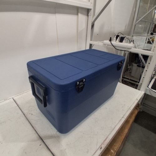 COLEMAN CHILLER PORTABLE INSULATED HARD COOLER WITH HEAVY DUTY HANDLES - 48QT - DARK BLUE (MODEL: 2226955) image 5