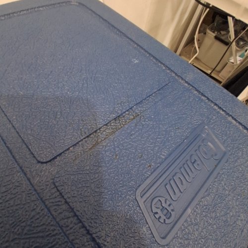 COLEMAN CHILLER PORTABLE INSULATED HARD COOLER WITH HEAVY DUTY HANDLES - 48QT - DARK BLUE (MODEL: 2226955) image 6