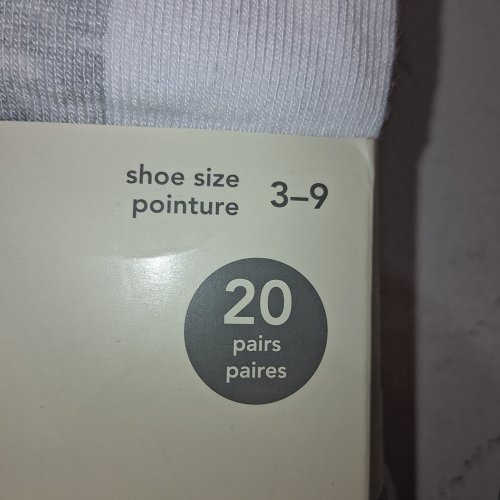 20PR GEORGE LOW CUT SOCKS - SHOE SIZE 3-9 - BLACK, WHITE, GRAY, BLUE image 3
