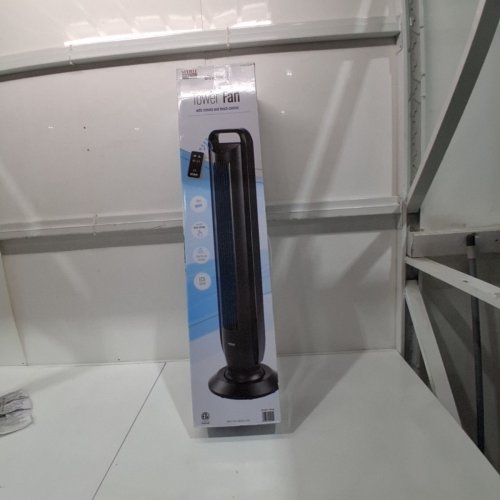 SEVILLE CLASSICS ULTRASLIMLINE BLACK TOWER FAN WITH TOUCH CONTROL AND REMOTE - 39.5"" - BLACK (MODEL: EHF10201T / 1704109) image 5
