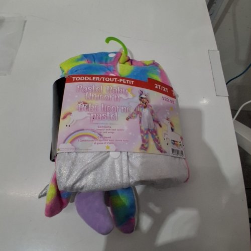 TODDLER PALAMON PASTEL BABY UNICORN COSTUME - 2T - ASSORTED COLOURS image 2