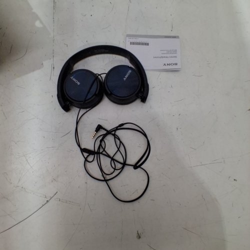 SONY SERIES HEADBAND STEREO HEADSET WITH MICROPHONE - BLACK (MODEL: MDR-ZX310AP) image 2