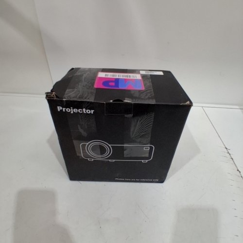 EOKEIY PROFESSIONAL MINI VIDEO PROJECTOR WITH SCREEN - WHITE (MODEL: HI-04) image 4