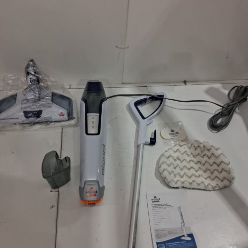 BISSELL POWER FRESH DELUXE STEAM MOP WITH SPOTBOOST SCRUB - 25FT CORD/1500W - WHITE (MODEL: 1806C) image 3