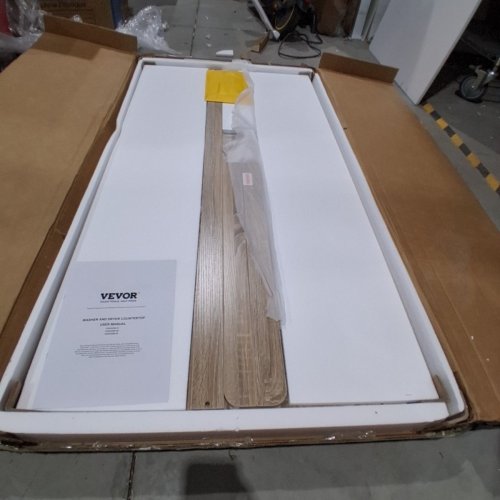 WOODEN WASHER AND DRYER COUNTERTOP - 54" X 27" - OAK (MODEL: C240329S-01) image 2