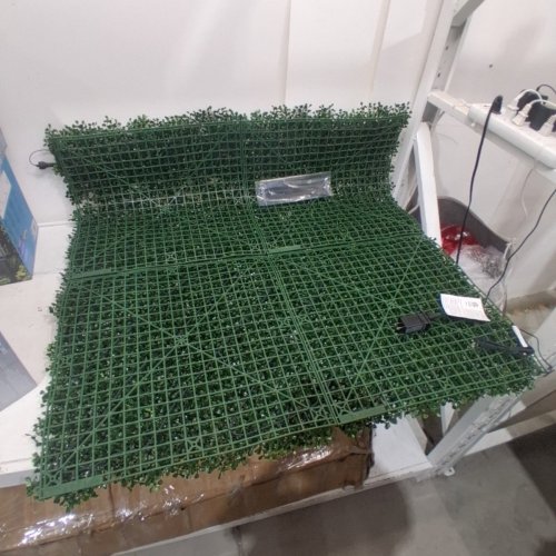ARTIFICIAL BOXWOOD HEDGE WITH LIGHTS - 40" X 40" - GREEN (MODEL: BOXWOOD400) image 4