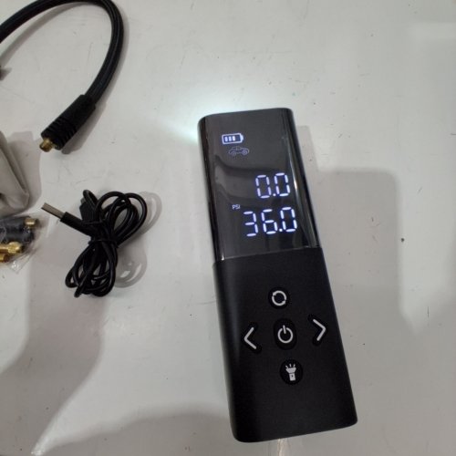GOOLOO AP150 PORTABLE CORDLESS AIR COMPRESSOR PUMP /TIRE INFLATOR WITH AUTO-SHUTOFF - 150 PSI - BLACK (MODEL: A12-3) image 2