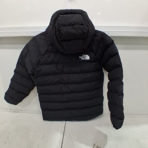 KIDS THE NORTH FACE REVERSIBLE PERRITO JACKET - S (7/8) - TNF BLACK / SMOKE image 5