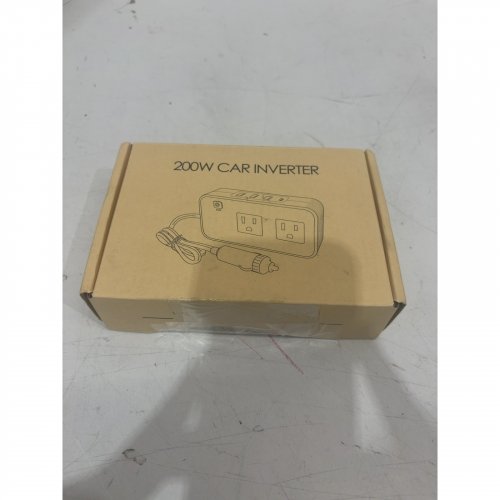 PISFAU DC TO AC CAR POWER INVERTER WITH CAR PLUG IN - 12V INPUT TO 110V OUTPUT image 4