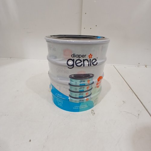 4 (270PK) DIAPER GENIE ROUND REFILLS HOLDS UPTO 270 DIAPERS - UNSCENTED (1080 TOTAL) (MODEL: 352922) image 2