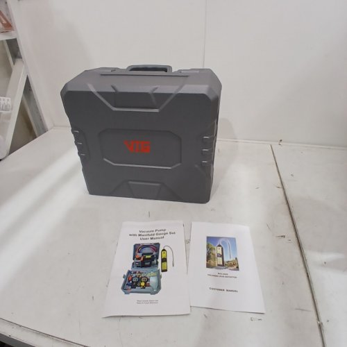 VTG VOGTEN SINGLE STAGE AC VACUUM PUMP AND GAUGE SET- 4.5CFM - (MODEL: RS-1.5) image 5
