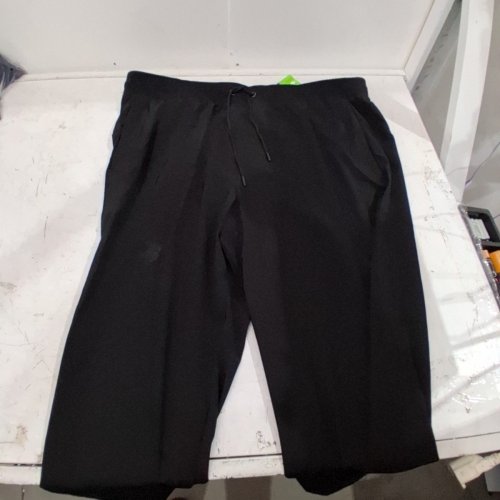 MEN'S ATHLETIC WORKS ACTIVE PANTS - XXL - BLACK image 2