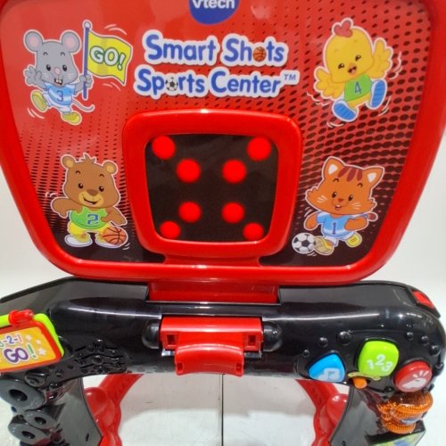 VTECH ELECTRONIC SMART SHOTS SPORTS CENTER 2-IN-1 KIDS BASKETBALL HOOP/SOCCER NET - MULTICOLOUR (MODEL: 80-156301) image 2