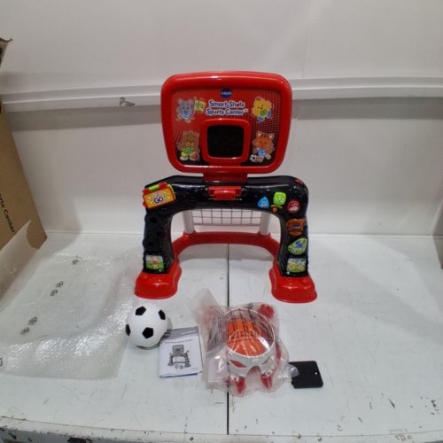 VTECH ELECTRONIC SMART SHOTS SPORTS CENTER 2-IN-1 KIDS BASKETBALL HOOP/SOCCER NET - MULTICOLOUR (MODEL: 80-156301) image 3