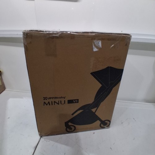 UPPABABY MINU V3 TRAVEL STROLLER LIGHTWEIGHT + COMPACT DESIGN - FOR ALL STAGES - STONE - (MODEL: 0803-MIN-NA-DIL) image 4