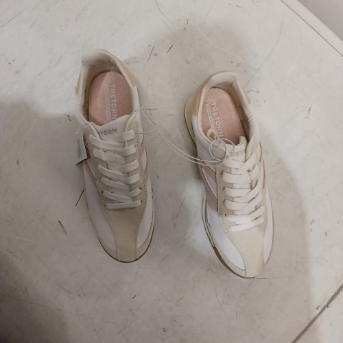 WOMEN'S TRETORN JOGGER SNEAKERS - SIZE 8 - IVORY/PINK (STYLE: 1880382) image 4