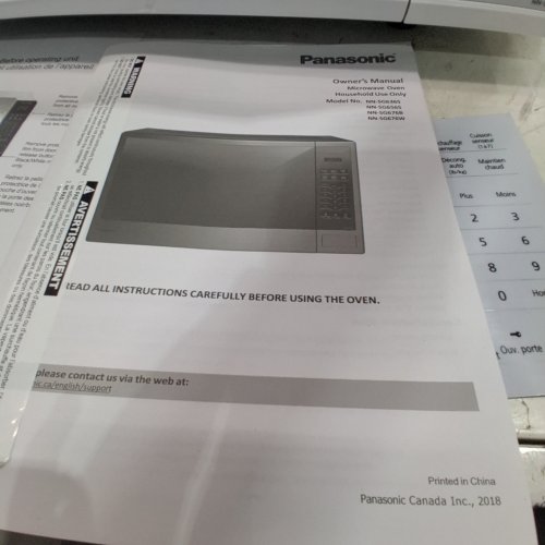 PANASONIC 2.2CU.FT/1200W THE GENIUS INVERTER MICROWAVE OVEN - WHITE - (NN-ST966W) image 8