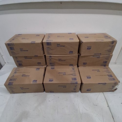12PK TORK XPRESSNAP INTERFOLD NAPKINS - 500 PER PACK (6000 TOTAL) 13" X 8.5" - WHITE (MODEL: DX 900) image 4