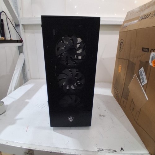 MSI MAG FORGE 112R MID-TOWER ATX PC CASE WITH 4 ARGB FANS AND HUB CONTROLLER - BLACK image 5