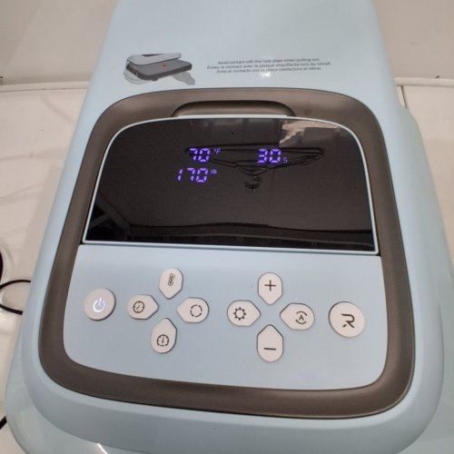 HTVRONT AUTO HEAT PRESS 2 - SUBLIMATION HEAT PRESS MACHINE FOR T SHIRTS WITH ADJUSTABLE PRESSURE AND FAST, EVEN HEATING - 15" X 15" - TEAL (MODEL: HPA01) image 2