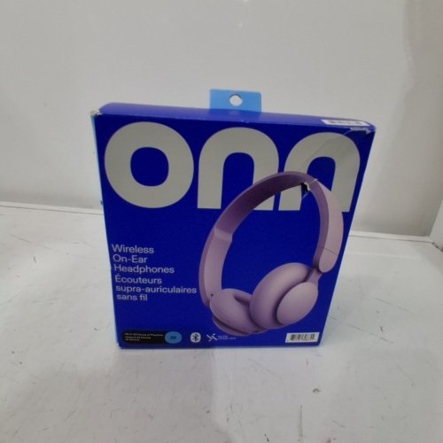 ONN WIRELESS BLUETOOTH ON-EAR HEADPHONES - UP 24 HOURS PLAYTIME - PURPLE (MODEL: 100002890) image 4