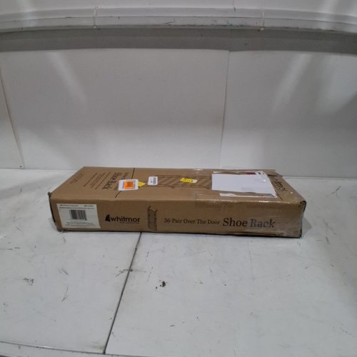 WHITMOR OVER THE DOOR SHOE RACK -27" X 8 " X 3" - WHITE - (MODEL:6780-4679-WHT-SIOC) image 6