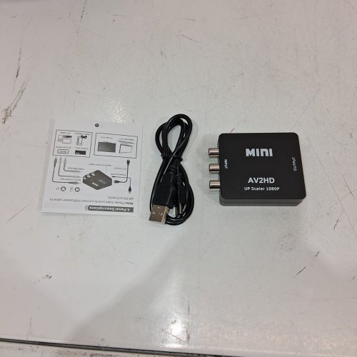 ICAN RCA AV TO HDMI CONVERTER ADAPTER MINI COMPOSITE CVBS TO HDMI AV2HDMI CONVERTER IN RETAIL PACKAGE 1080P image 2