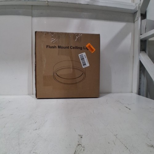 ROUND FLUSH MOUNT LED CEILING LIGHT - 12.5", 120 V, 20W - BLACK AND WOOD TONE (MODEL: FMD12-24-345-A) image 4